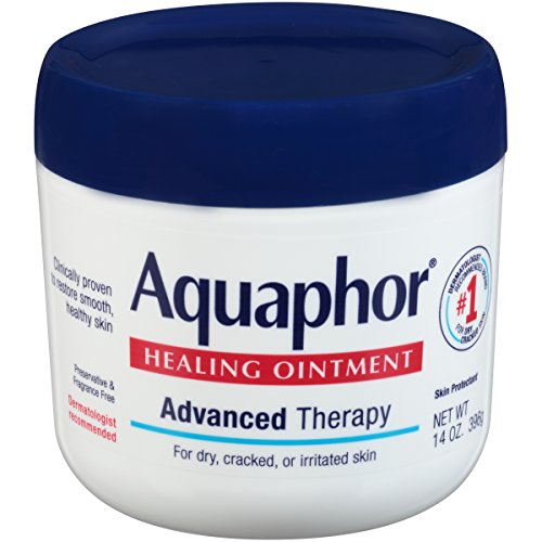 Aquaphor Healing Ointment - Moisturizing Skin Protectant for Dry Cracked Hands, Heels and Elbows, Use After Hand Washing - 14 Oz. Jar