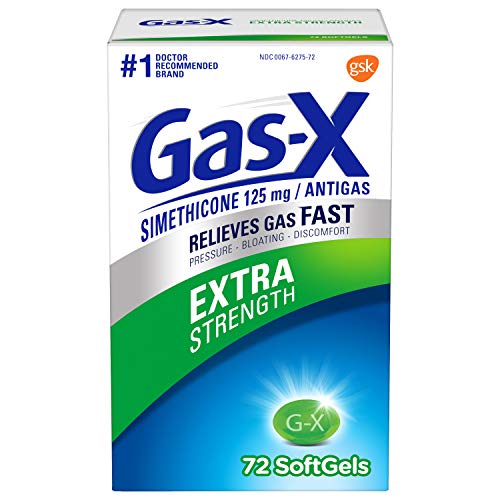 Gas-X Extra Strength Softgel for Fast Gas Relief, 72 Count