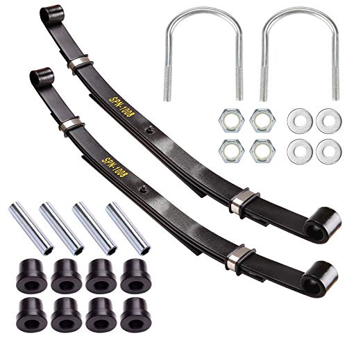 10L0L DS Heavy Duty Rear 3-Leaf Spring Kit with Bushings & Sleeves for DS Heavy Duty Rear 3-Leaf Spring Kit with Bushings & Sleeves