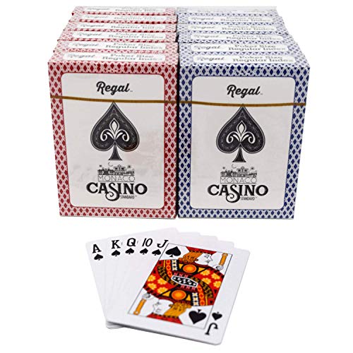 Regal Games Playing Cards, Poker Size, Standard Index,12 Decks of Cards