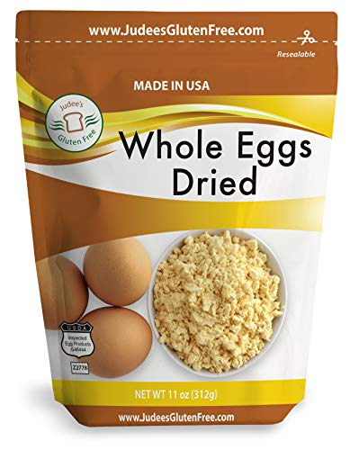 Judee's Whole Egg Powder (11 oz)(Non-GMO, Pasteurized, Made in USA, 1 Ingredient no additives, Produced from the Freshest of Eggs)(45 lb Bulk Size Available)