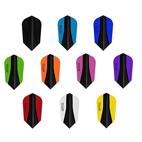 PerfectDarts 5 x Sets Harrows Retina X Mixed Colour Dart Flights Slim