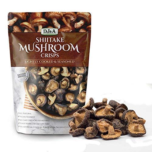 Shiitake Mushroom Crisps - Lightly Cooked and Seasoned 10.28 Ounce (10.58 Ounce)