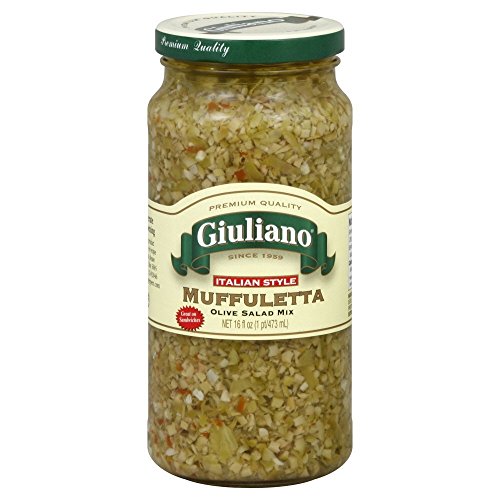 Giulianos Muffuletta Olive Salad Mix, 16 Ounce - 6 per case.