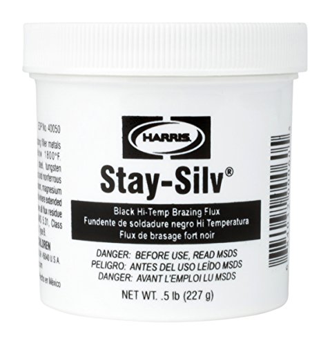 Harris SSBF1 Stay Silv Brazing Flux, 1 lb. Jar, Black
