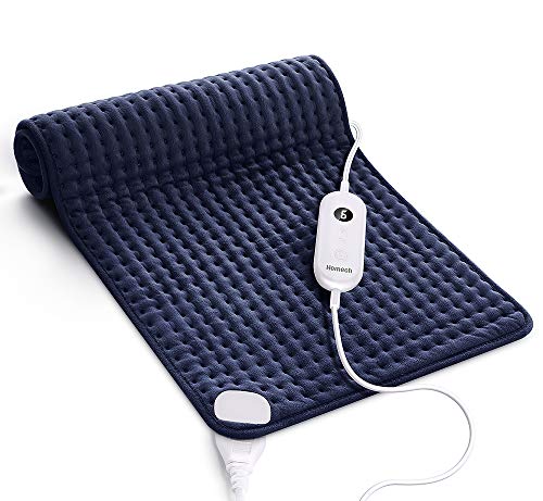Homech Heating Pad for Back Pain and Cramps - XXX-Large [33 x 17 Inch] Ultra-Soft Heat Pad with Dry & Moist Heat Therapy, 6 Temperature Settings, Auto Shut-Off