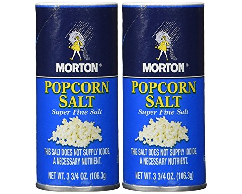 Morton popcorn salt 3.75-oz, Pack of 2