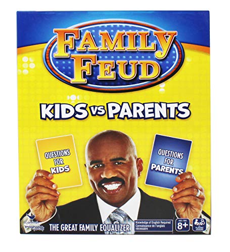 Cardinal Games Steve Harvey Family Feud, Kids Vs Parents Edition Family Party Game, Ages 8 and Up, Multicolor (6054138)