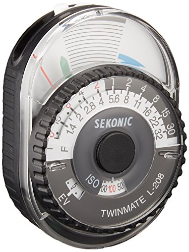 Sekonic 401-208 Twin Mate Light Meter (Black/White)