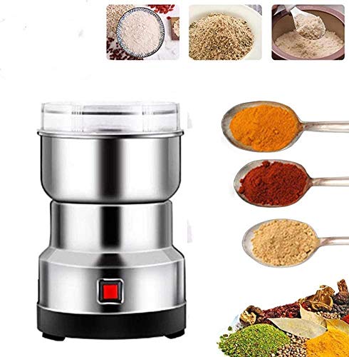 debieborahtoys WAQIA Multifunction Smash Machine 150W Small Electric Food Grinder Grain Grinder Coffee Bean Seasonings Grinder Electric Milling Machine Grinder