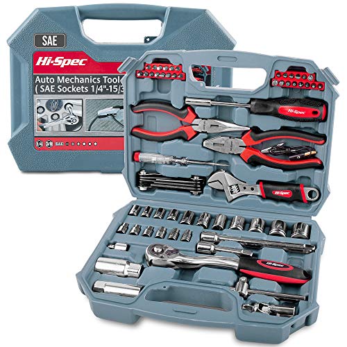 Hi-Spec 67 Piece Auto Mechanics Tool Set (SAE)