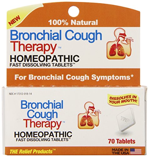The Relief Products Bronchial Cough Relief Fast Dissolving Tablets, 70 Count