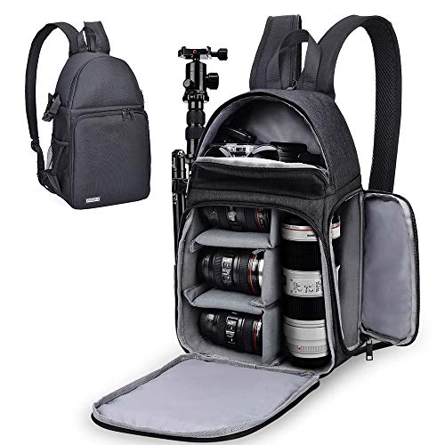 CADeN Camera Bag Sling Backpack for DSLR/SLR Mirrorless Camera, Camera Case Compatible for Sony Canon Nikon Camera and Lens Tripod Accessories