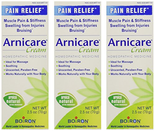 Boiron Arnicare Cream Homeopathic Medicine 2.50 oz (Pack of 3)
