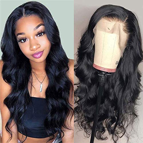 Body Wave Lace Front Wigs Human Hair Pre Plucked with Baby Hair 150% Density Unprocessed Brazilian Virgin Human Hair Lace Front Wigs for Black Women (12inch)