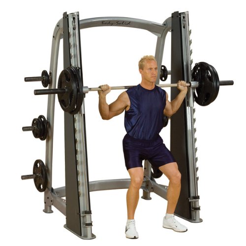 Body-Solid SCB1000 Pro Clubline Counter-Balanced Smith Machine for Weight Training, Home and Commercial Gym