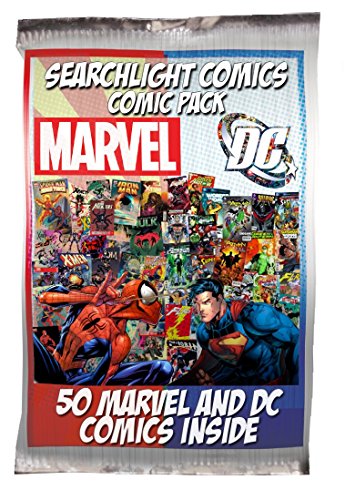 Searchlight Comics 50 Comic bundle with 25 Marvel and 25 DC Comics