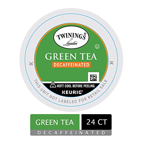 Twinings of London Decaffeinated Green Tea K-Cups for Keurig, 24 Count