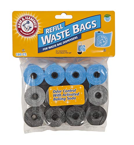 Arm & Hammer Easy-Tear Disposable Waste Bag Refills Assorted Colors Various Multi-packs Available