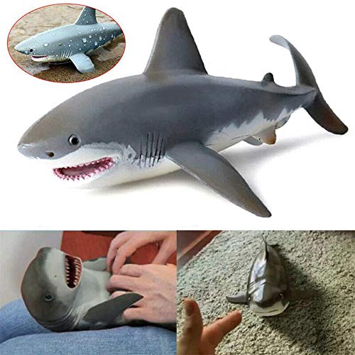 Lifelike Shark Shaped Toy Realistic Motion Simulation Animal Model