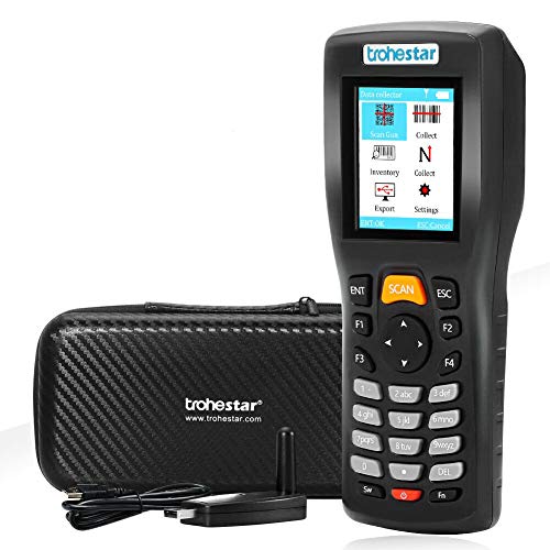 Trohestar Nuberopa N5 PDA 1D Wireless Barcode Scanner Handheld Inventory Counter Data Collector (Rechargeable)