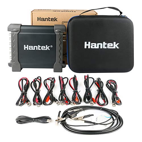 Mrcartool Hantek 1008C 8Channel Automotive Diagnostic PC Digital Oscilloscope/DAQ/Programmable Generator 2.4MSa/s USB 2.0 Bandwidth 100K Program Generator Automotive Diagnostic Scope