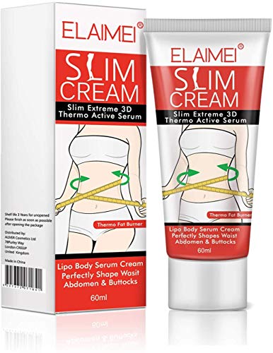Hot Cream, Slimming Cellulite Firming Cream, Body Fat Burning building Massage Gel Weight Losing for Shaping Waist, Abdomen and Buttocks - 60ml