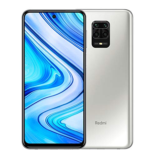 Xiaomi Redmi Note 9 Pro 128GB + 6GB RAM, 6.67' FHD+ DotDisplay, 64MP AI Quad Camera, Qualcomm Snapdragon 720G LTE Factory Unlocked Smartphone - International Version (Glacier White)