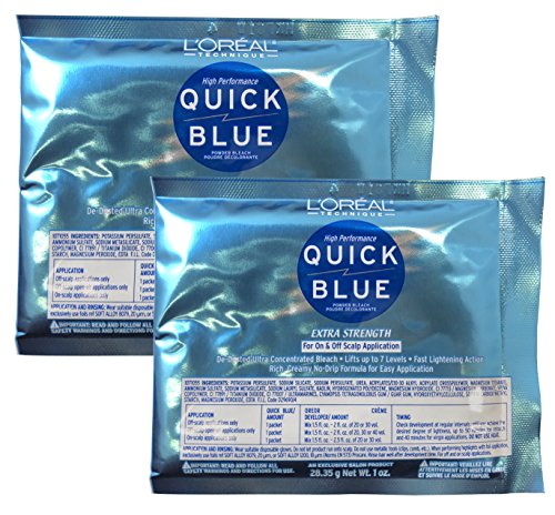 L'Oreal Quick Blue Powder Bleach, 1 oz (Pack of 2)