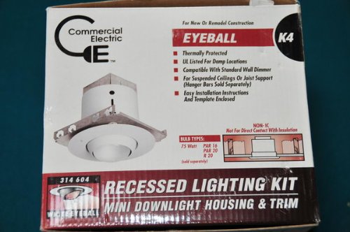 Eyeball Kit Recessed Lighting Kit Mini Downlight Housing & Trim 314 604