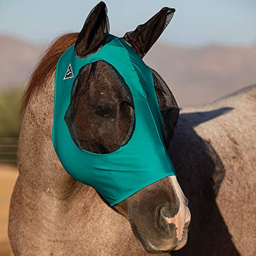 Professional`S Choice Comfort Fit Fly Mask Teal Horse