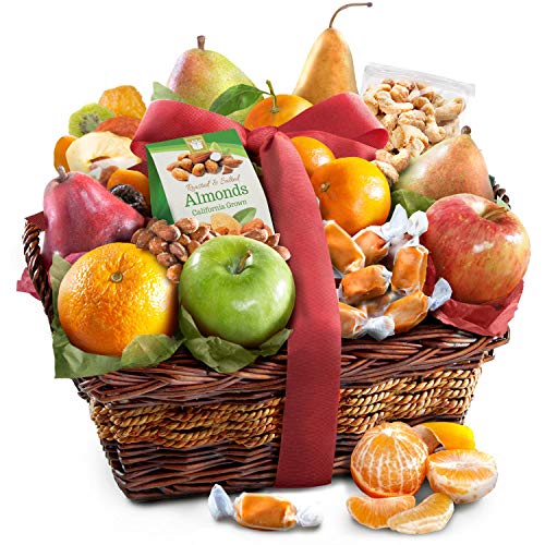 Golden State Fruit Orchard Delight Fruit and Gourmet Basket Gift