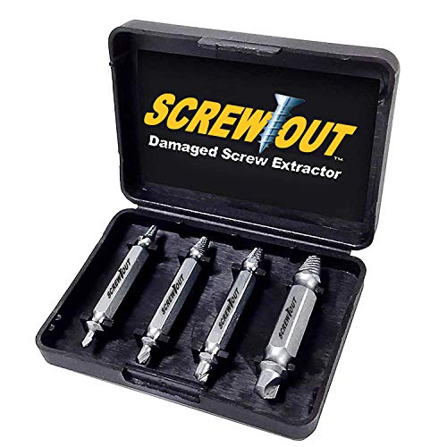 ScrewOut Damaged Screw Extractor and Bolt Extractor Remover Set by ALLmuis