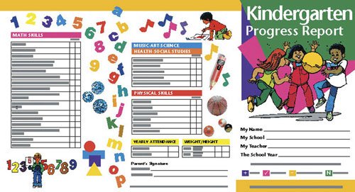 FLIPSIDE Kindergarten Progress Reports 10/PK