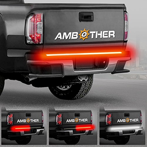 AMBOTHER 5-Function 48'/49' Truck Tailgate Side Bed Light Strip Bar 3528-72LED Waterproof IP67, Turn Signal, Parking, Brake, Reverse Lights for Trailer Pickup Jeep RV Van Dodge Ram Chevy GMC Red/White