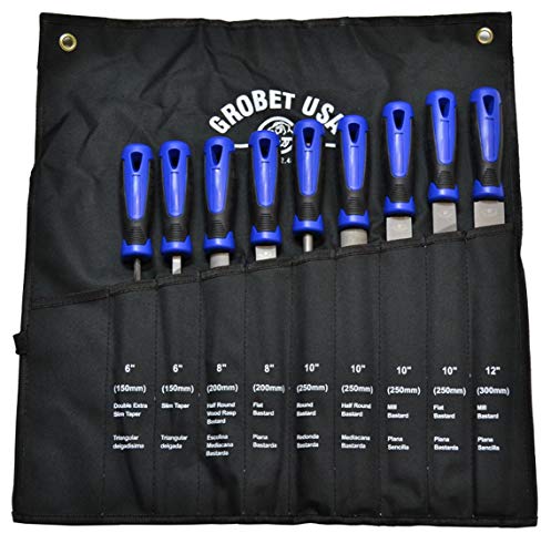 Grobet American Pattern File Set of 9