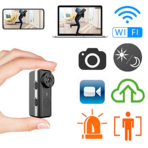 Smallest Spy Camera Wireless Hidden WiFi,ZTour IP HD Nanny Camera Long Battery with AI Human Motion Detection,2-Way Audio,Cloud Storage,Night Vision,Live Feed Streaming,Remote Viewing for iOS,Android