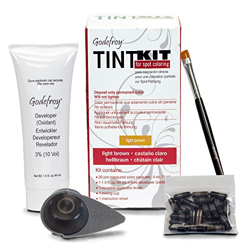 Godefroy Professional Hair Color Tint Kit, Light Brown, 20 Applications