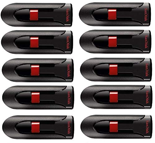 SanDisk Cruzer Glide 16GB (10 Pack) USB Flash Drive Jump Pen Memory Stick CZ60