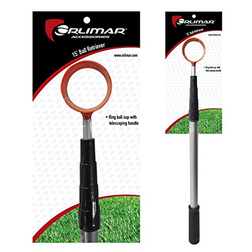 Orlimar 15-Foot Fluorescent Head Golf Ball Retriever