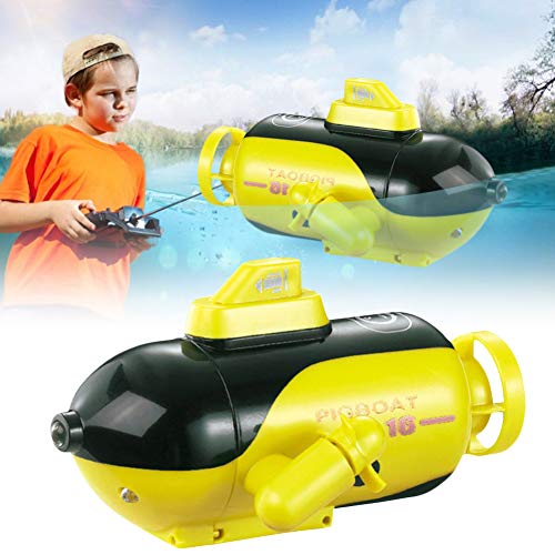 Mini Remote Control Submarine Kits, Glow Boat Shark Boat Toy, Submarines Ship RC Boats , Water Fun Toy Model Gift for Children Kids