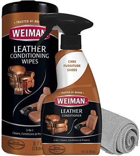 Weiman Leather Cleaner & Conditioner Care Kit