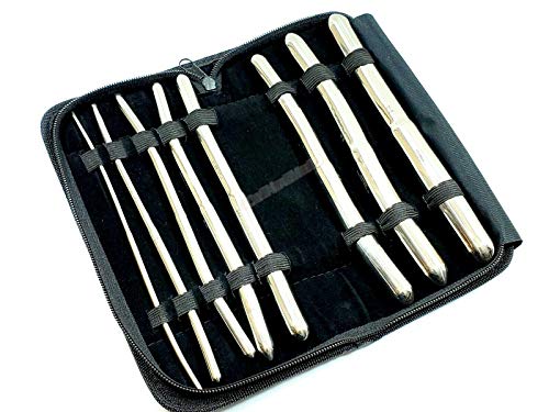 Premium German Set of 8 Hegar Dilator Sounds Set 7.5' Double Ended Instrument (Double Ended)