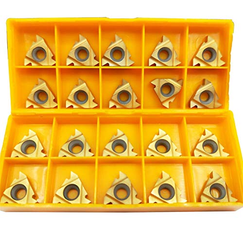 10PCS 16IR AG60 Insert Lathe Threading Tool Indexable Carbide Lathe Tool for Threading Turning Holder