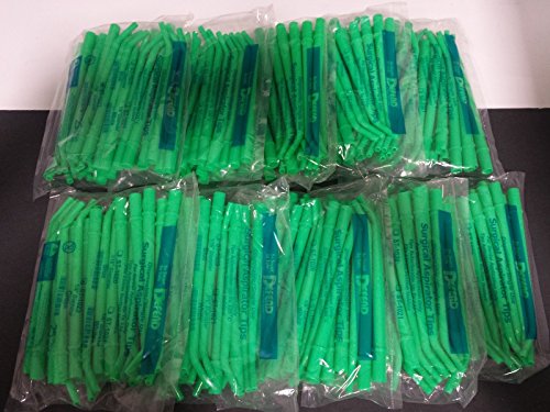 SURGICAL ASPIRATOR SUCTION TIPS GREEN CASE OF 250 PIECES 1/4 DENTAL