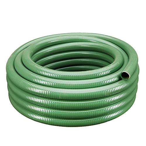 1' Dia. x 100 ft HydroMaxx Flexible PVC Heavy Duty Green Suction and Discharge Hose