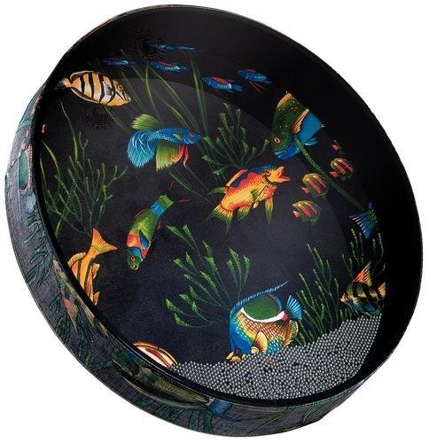 Remo OCEAN DRUM, 22' Diameter, 2 1/2' Depth, Fish Graphic