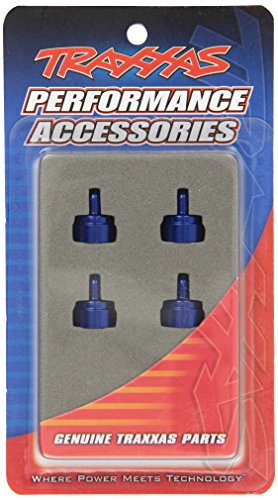 Traxxas 3767A Blue-Anodized Aluminum Shock Caps (fits Ultra Shocks) (set of four)