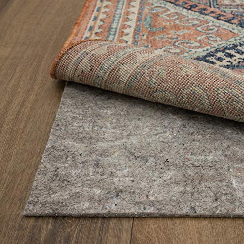 Mohawk Home Rug Pad Central Felt Rubber All Surface Non-Slip Rug Pad, 8' x 10', Brown