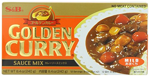 S&B Golden Curry Sauce Mix, Mild, 7.8-Ounce (Pack of 5)